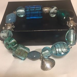 Sea life beaded bracelet